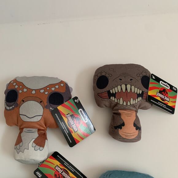 Funko POP! Plushies: 6'' Jurassic Lot Of 4 Beanbag Mini Plush New - Picture 8 of 10
